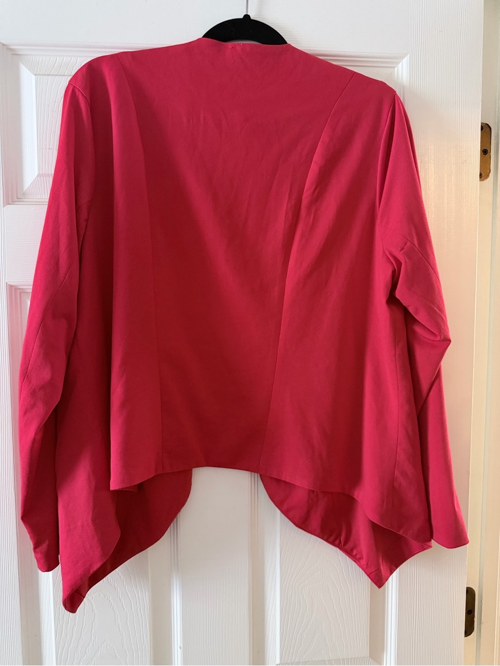 Torrid Red Draped Open-Front Blazer - Picture 3 of 4